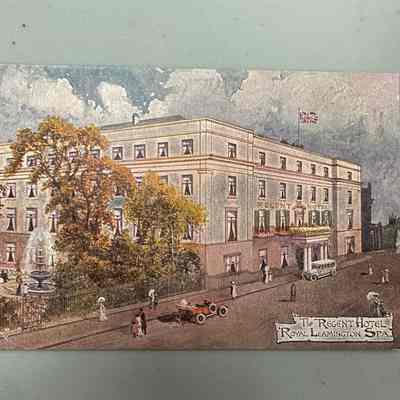 Color postcard, Regent Hotel