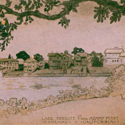 Postcard, Lake Merritt