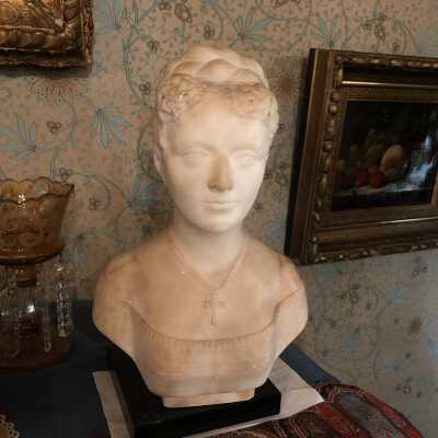 Portrait Bust of Franklina Gray Bartlett
