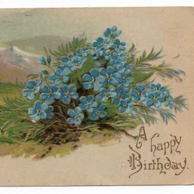 Postcard, Birthday