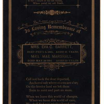 Funeral Card