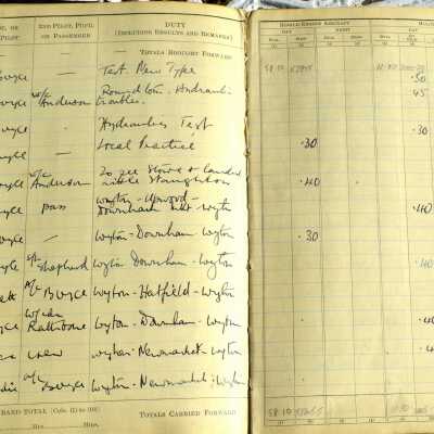 P/L: Boyce, SASO - three logbooks
