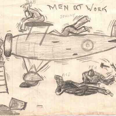 97/Steven Crew: East, drawing 1