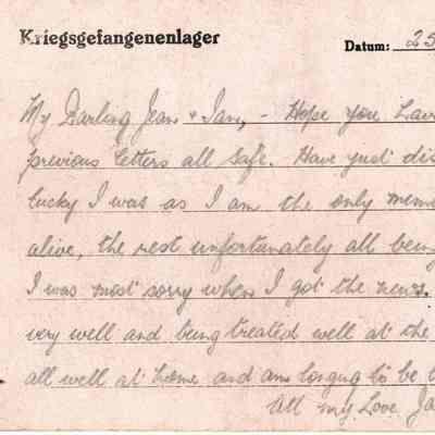 RAF/PW: Davidson, letter 43-06-25 to Jean Davidson