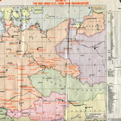 RAF/PWP: Map of POW Camps