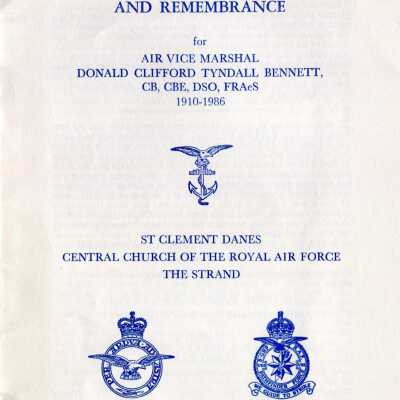 P/L: Bennett, Memorial Service