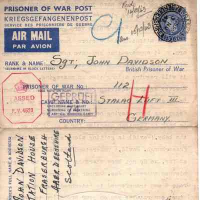 RAF/PW: Davidson, letter 43-11-03