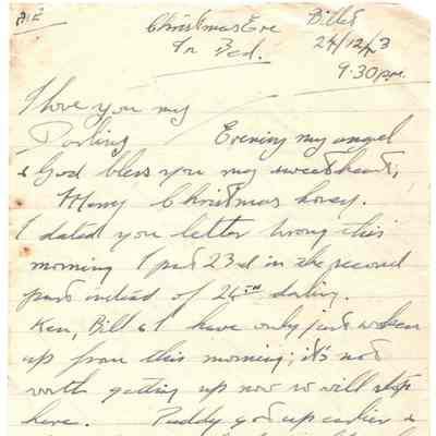 97/Steven Crew: East, letter 1943-12-24 to Pat Vine