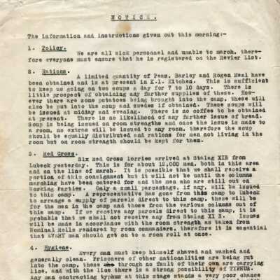 RAF/PW: Stalag 357, circa April 1945