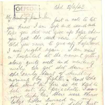 RAF/PW: Davidson, letter 43-06-02 to Jean Davidson