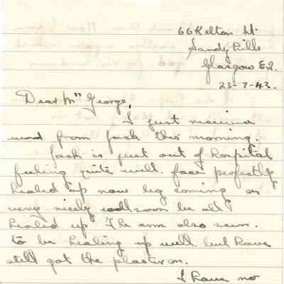 RAF/PW: Davidson, letter 43-07-23