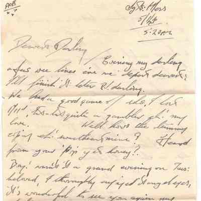 97/Steven Crew: East, letter 1944-01-05 to Pat Vine