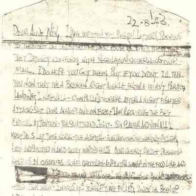 RAF/PW: Balson, letter 43-08-22