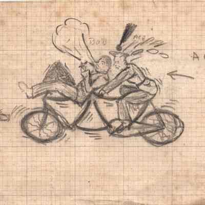 97/Steven Crew: East, drawing 2