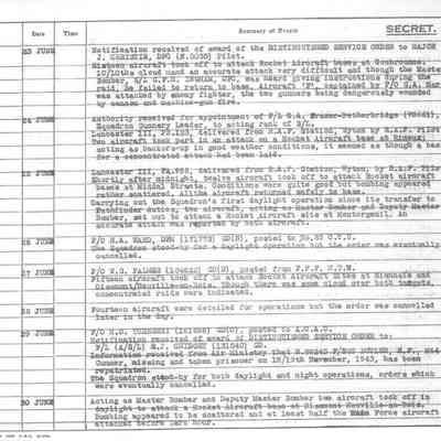 35/Marsden Crew: Rolls, history of 23 June 1944