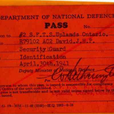 97/Armstrong Crew: David, Security Guard pass