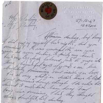 97/Steven Crew: East, letter 1943-12-27 to Pat Vine