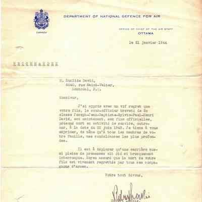 97/Armstrong Crew: David, Canada government letter