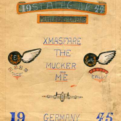 RAF/PW: East, "XMAS Fare" folder, 1945