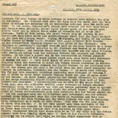 RAF/PW: Stalag 357, 17 April 1945