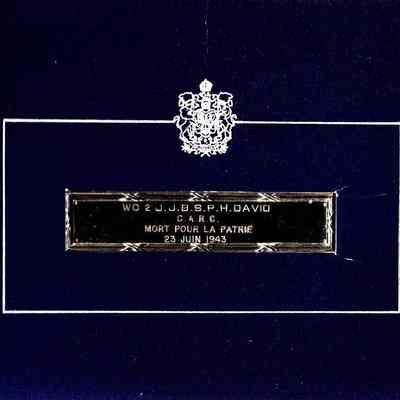 97/Armstrong Crew: David, memorial plaque