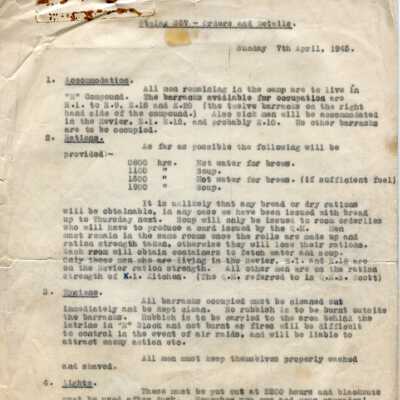 RAF/PW: Stalag 357, 7 April 1945