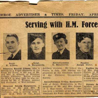 97/Reilly Crew: Gibson, newspaper clipping