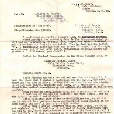 83/Hatcher Crew: Naldrett, RAF application