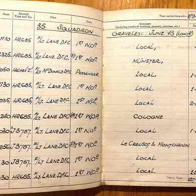 35/Lane Crew: Balson, logbook