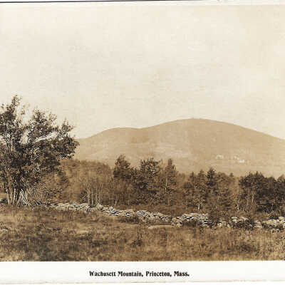 View of Mt Wachusett From a Field