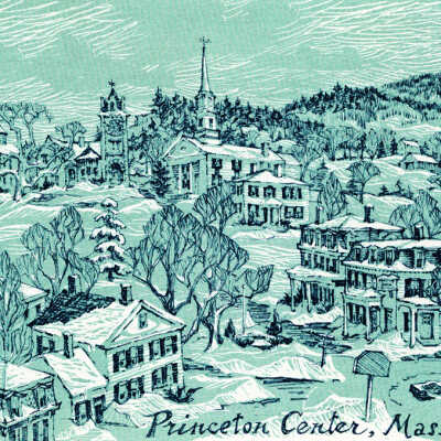 Princeton Center - A Winter Scene