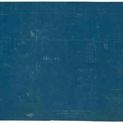 Blueprint: Colonial Guest Bedroom furring and partitions plan