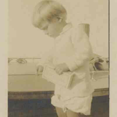 Child on dock