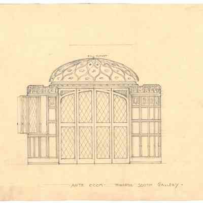 Drawing: Round Room north elevation