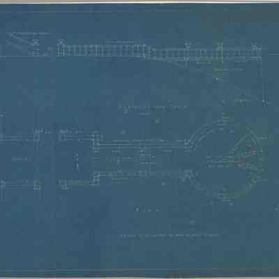 Blueprint: Outlook plan and elevation