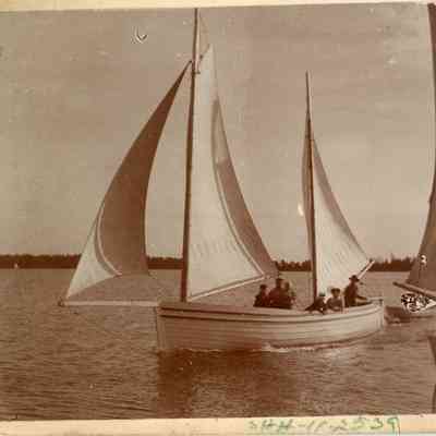 Sailboat on Lake Huron