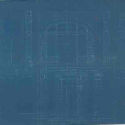 Blueprint: Enclosed Porch elevations details