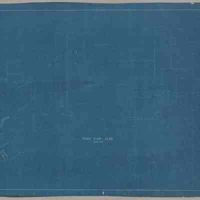 Blueprint: Sheet metal work third floor plan