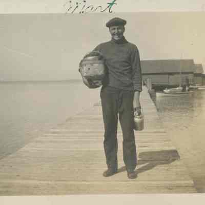 Man on a dock