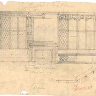 Drawing: Solarium north elevation