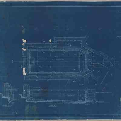 Blueprint: Plunge plan and sections