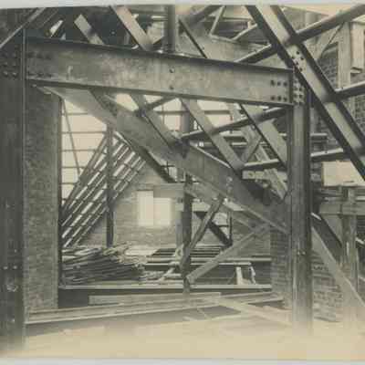 Steel Girders, Stan Hywet Hall Construction
