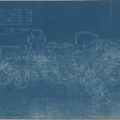 Blueprint: Electric wiring drawing first floor plan