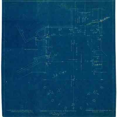Blueprint: Solarium furring and partitions plan