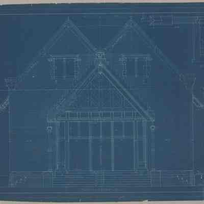 Blueprint: Music Room south gable details