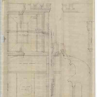 Drawing: Red Bedroom details
