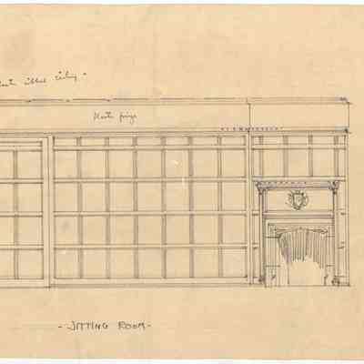 Drawing: Sitting room concept