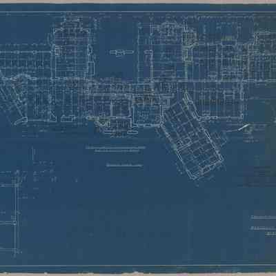 Blueprint: Second floor framing plan