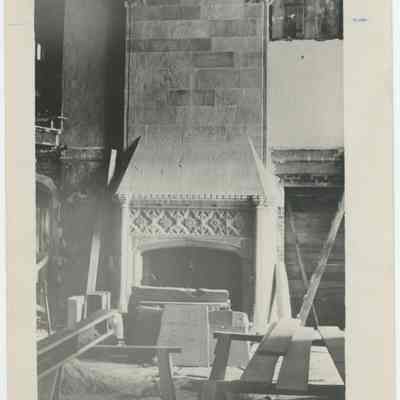 Great Hall during construction