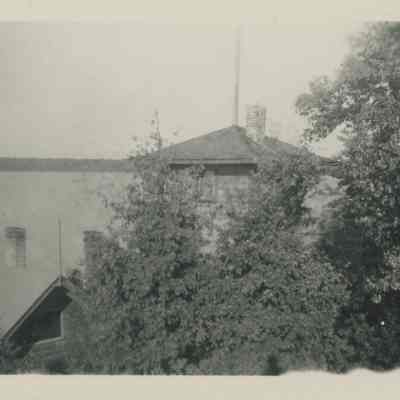 Boathouse & tower at Cedar Lodge